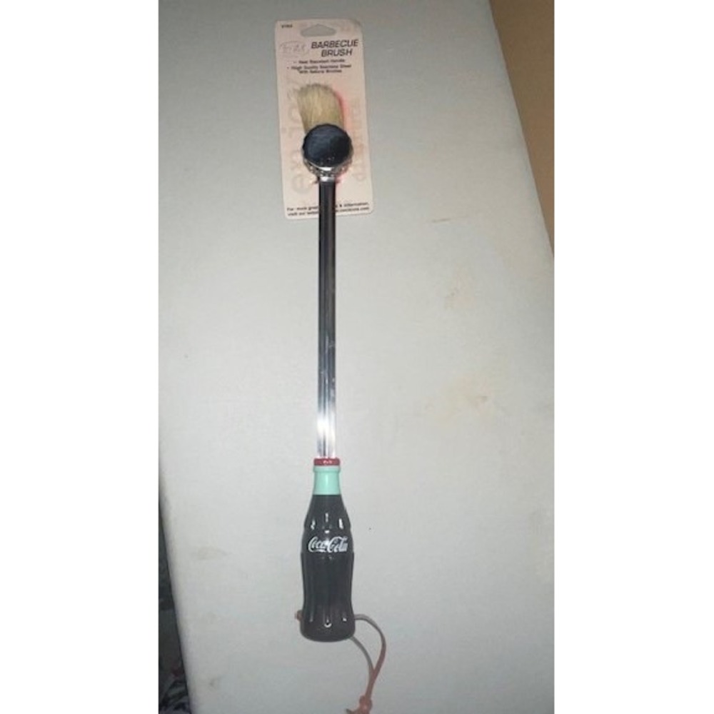 Coca Cola BBQ‎ Brush Bottle Handle Heat Resistant Stainless Steel Bristles